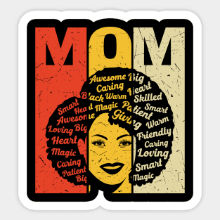Black Mom, Mothers Day, Black Girl Magic Sticker